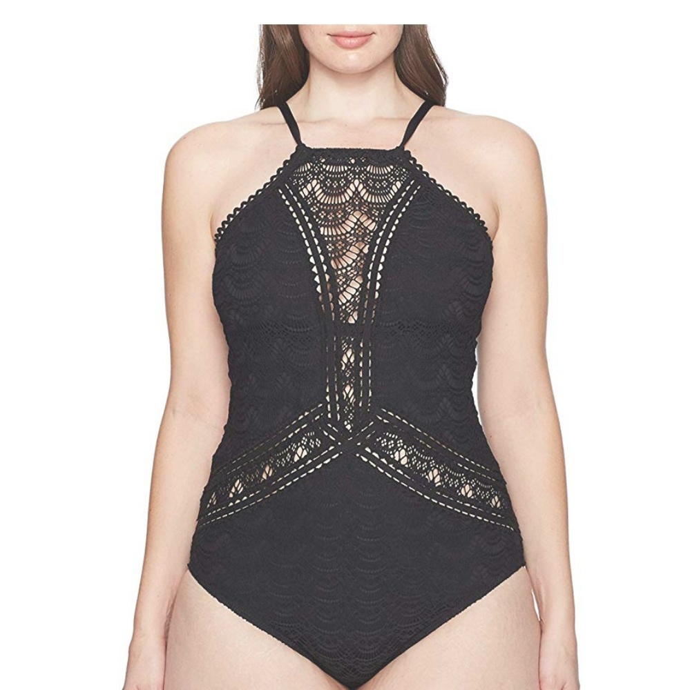 0X AVAILABL! NWT BECCA plus size one piece swim - Picture 3 of 7